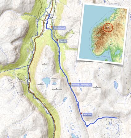 vinstradalen fietsroute