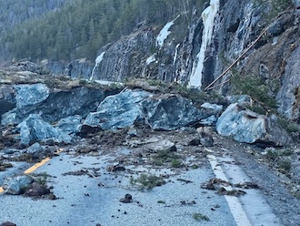 Rotsverschuiving Nord Sel